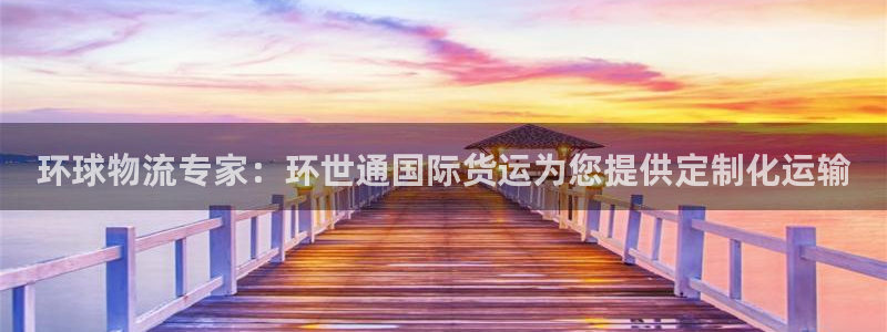 尊龙人生就是博用现金玩一下：环球物流专家：环世通国际货运