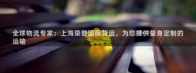 尊龙游戏官网：全球物流专家：上海荣誉国际货运，为您提供量